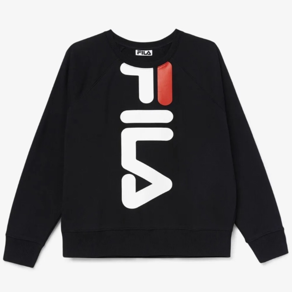 FILA Woman’s Slick Chick Pullover Plus Size Sweatshirt Black